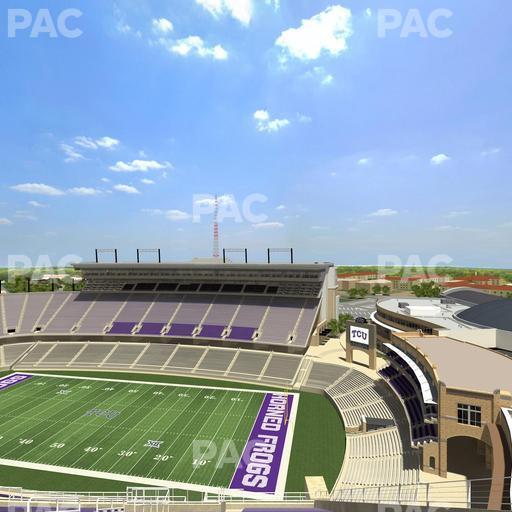 Amon G. Carter Stadium - Section 401 Seat View
