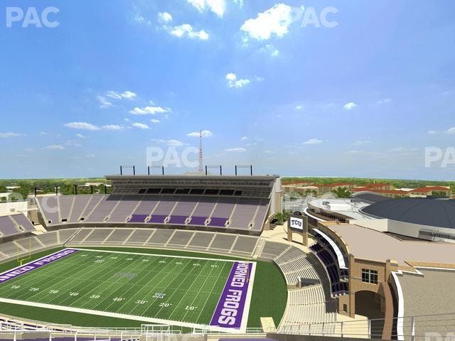 Amon G. Carter Stadium - Section 401 Seat View