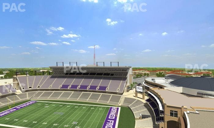 Amon G. Carter Stadium - Section 401 Seat View