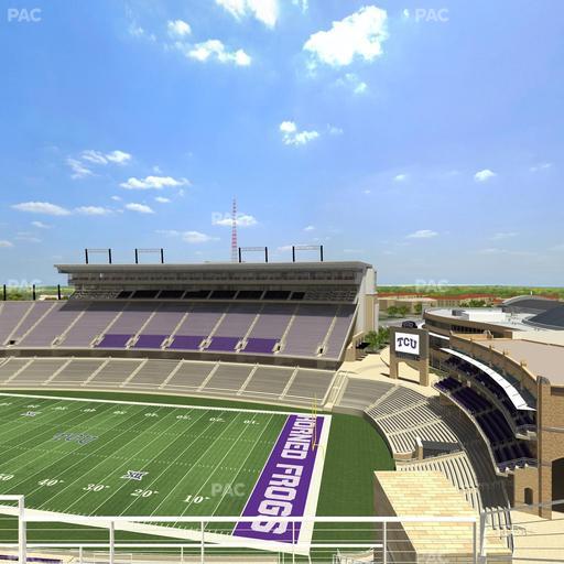 Amon G. Carter Stadium - Section 401 Seat View