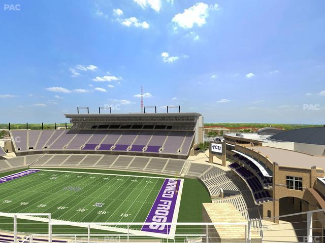 Amon G. Carter Stadium - Section 401 Seat View