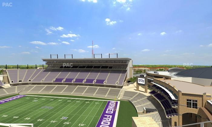 Amon G. Carter Stadium - Section 401 Seat View