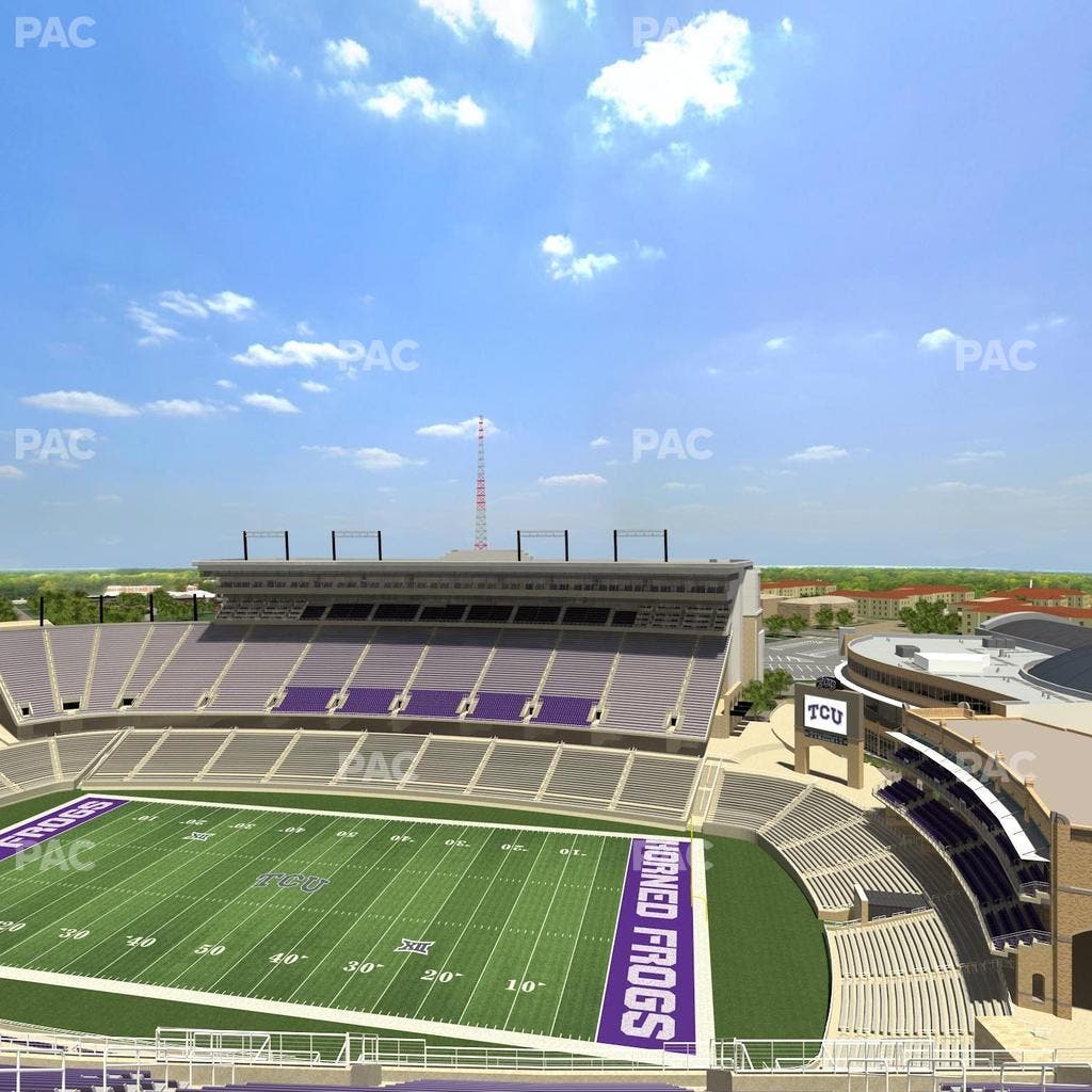 Amon G. Carter Stadium - Section 402 Seat View