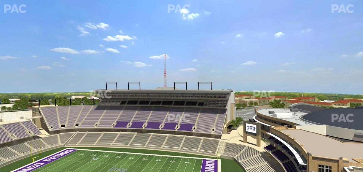 Amon G. Carter Stadium - Section 402 Seat View