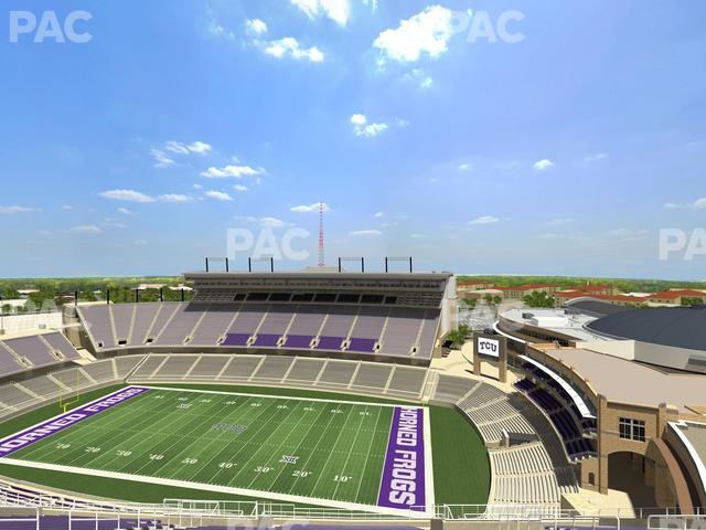 Amon G. Carter Stadium - Section 402 Seat View Amon G. Carter Stadium - Section 402 Seat View