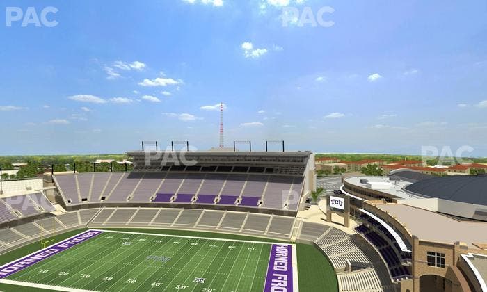 Amon G. Carter Stadium - Section 402 Seat View