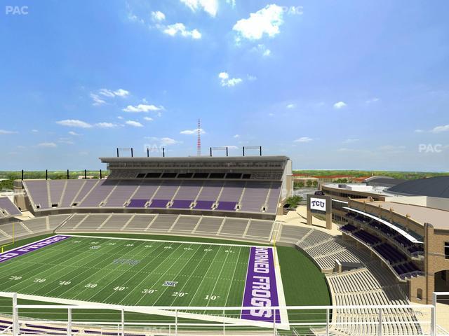 Amon G. Carter Stadium - Section 402 Seat View