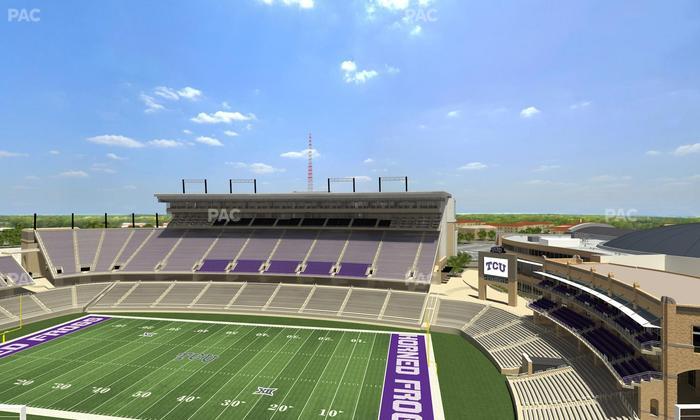Amon G. Carter Stadium - Section 402 Seat View