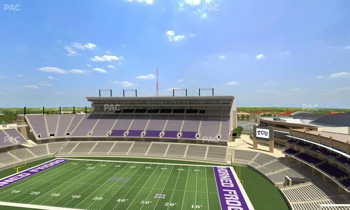 Amon G. Carter Stadium - Section 403 Seat View