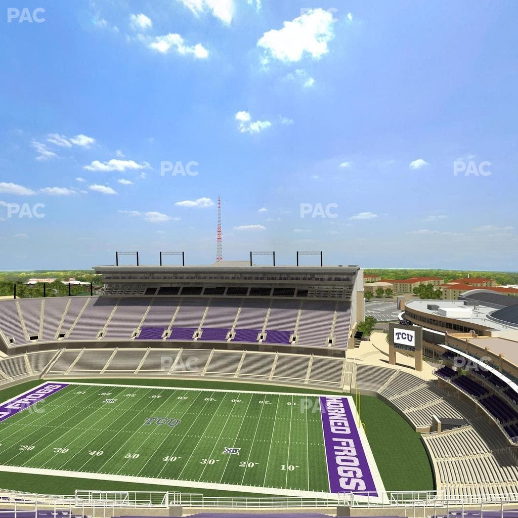 Amon G. Carter Stadium - Section 403 Seat View