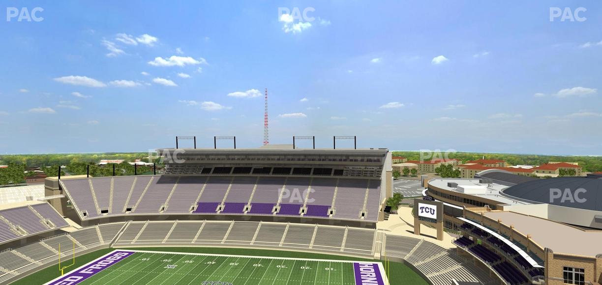 Amon G. Carter Stadium - Section 403 Seat View