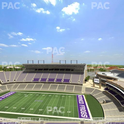 Amon G. Carter Stadium - Section 403 Seat View