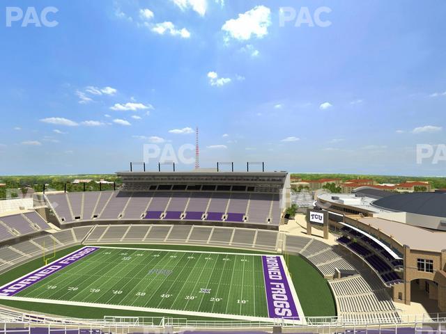 Amon G. Carter Stadium - Section 403 Seat View Amon G. Carter Stadium - Section 403 Seat View