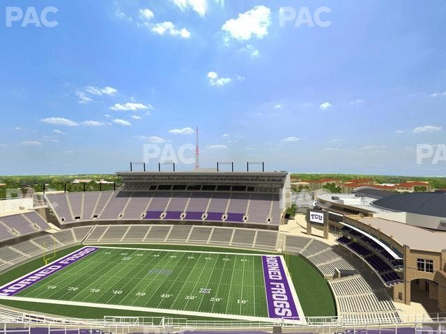 Amon G. Carter Stadium - Section 403 Seat View