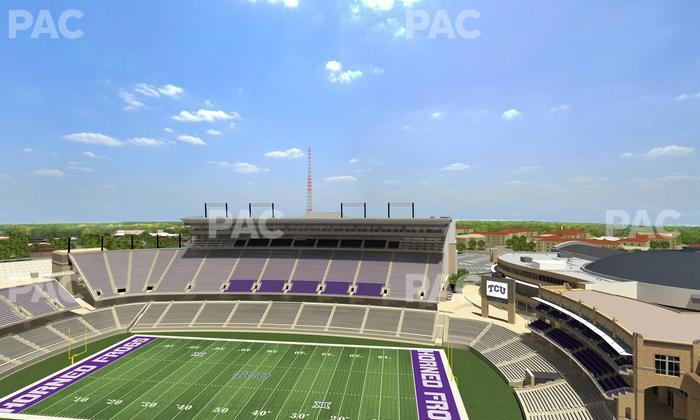 Amon G. Carter Stadium - Section 403 Seat View