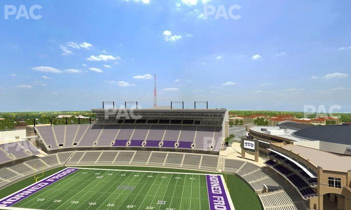 Amon G. Carter Stadium - Section 403 Seat View