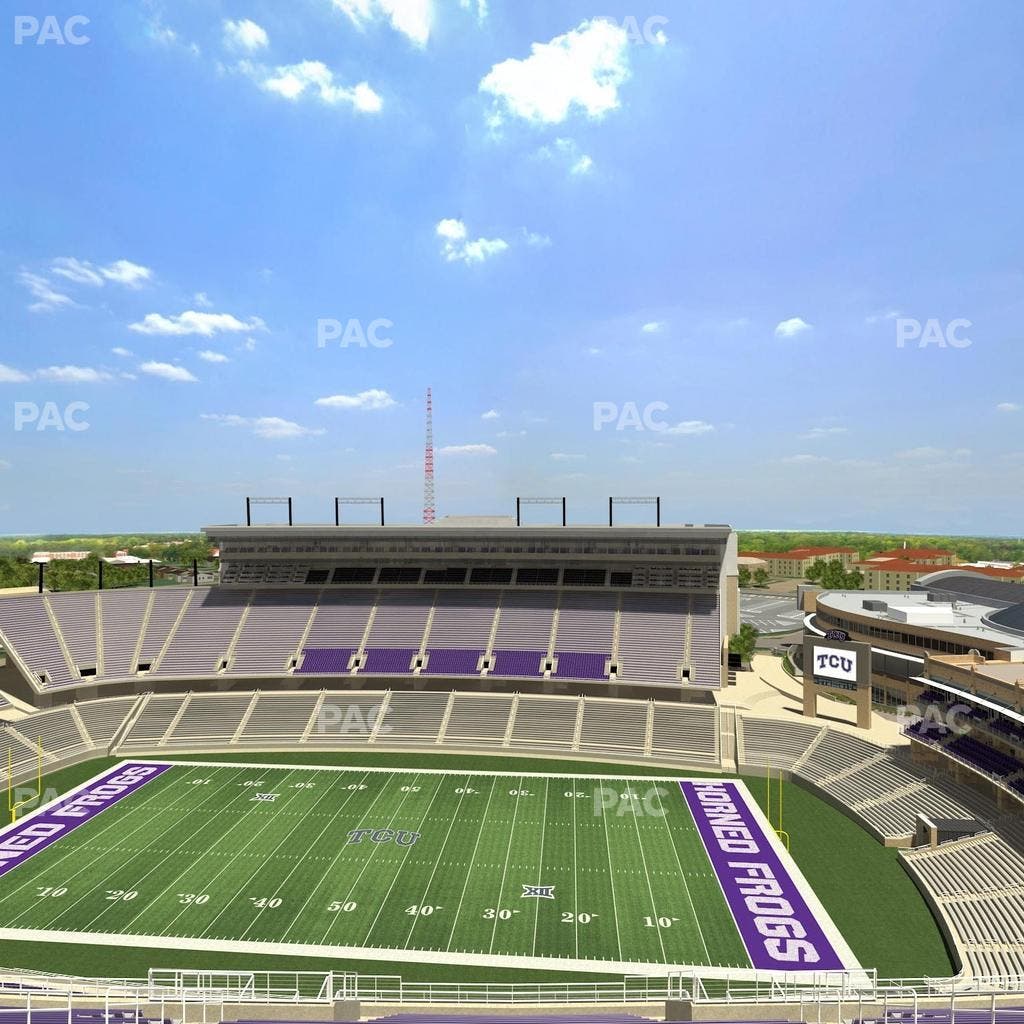 Amon G. Carter Stadium - Section 404 Seat View