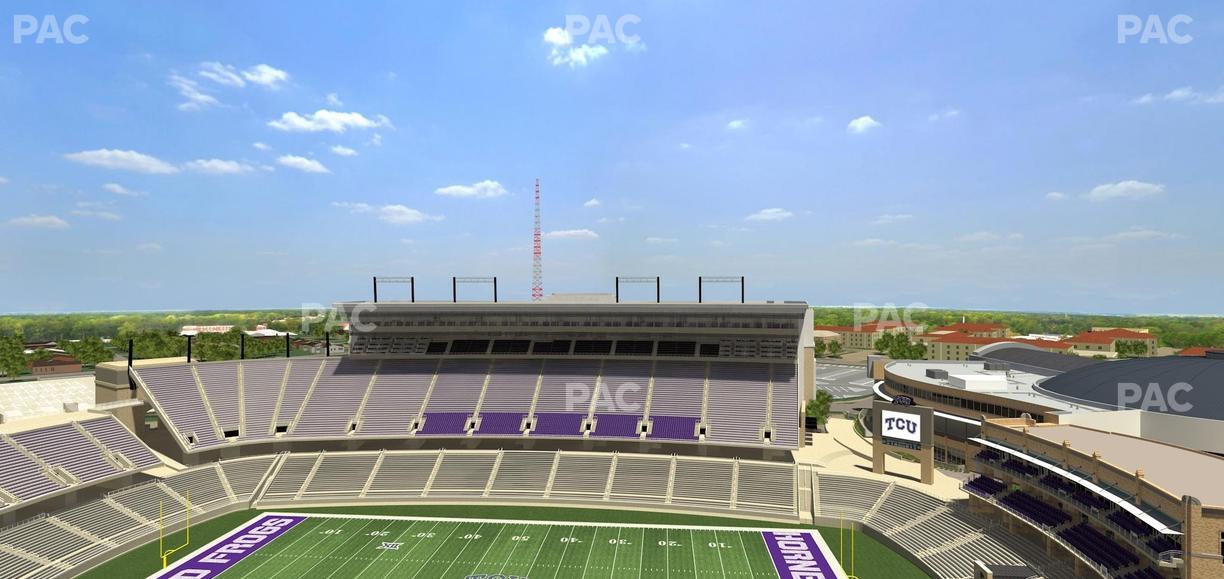 Amon G. Carter Stadium - Section 404 Seat View