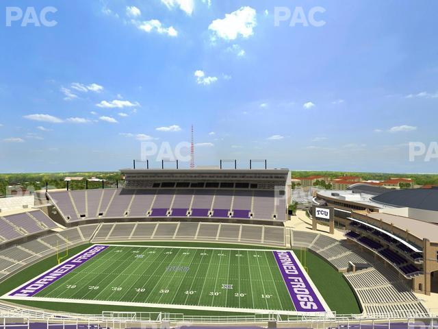 Amon G. Carter Stadium - Section 404 Seat View Amon G. Carter Stadium - Section 404 Seat View