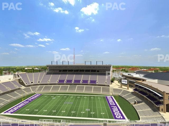 Amon G. Carter Stadium - Section 404 Seat View
