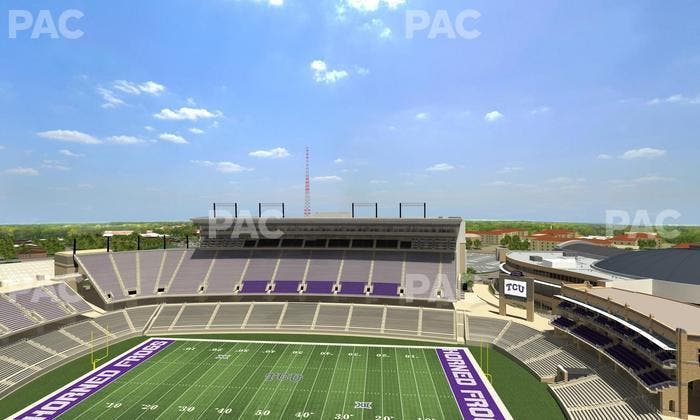 Amon G. Carter Stadium - Section 404 Seat View