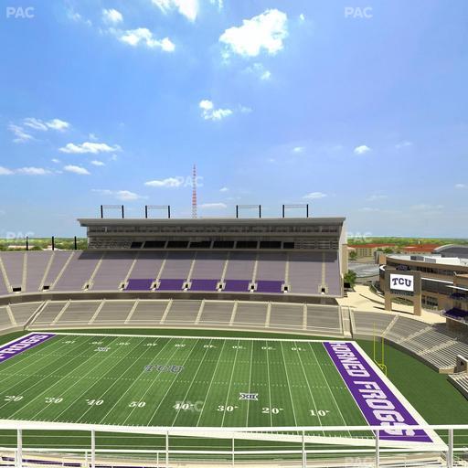 Amon G. Carter Stadium - Section 404 Seat View