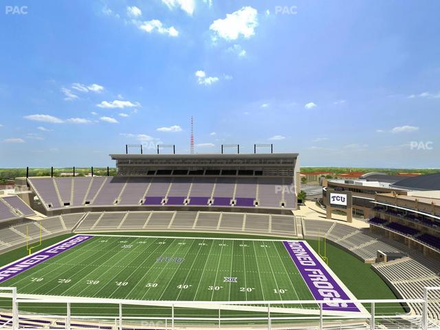 Amon G. Carter Stadium - Section 404 Seat View