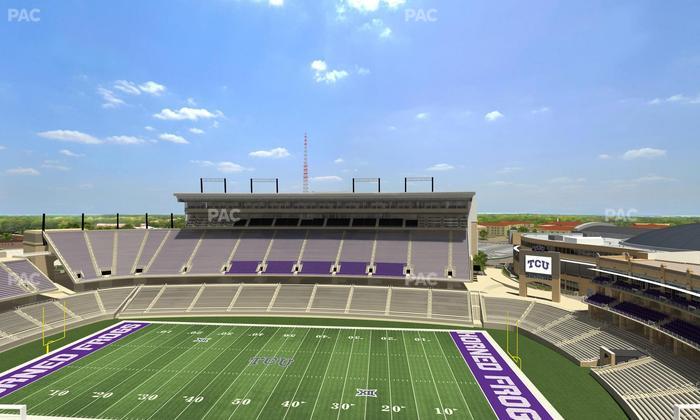 Amon G. Carter Stadium - Section 404 Seat View