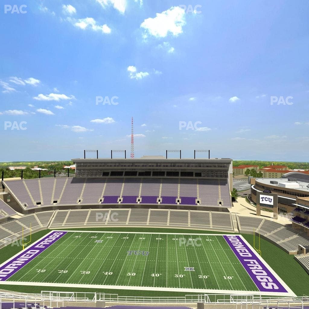 Amon G. Carter Stadium - Section 405 Seat View