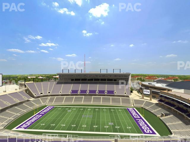 Amon G. Carter Stadium - Section 405 Seat View Amon G. Carter Stadium - Section 405 Seat View