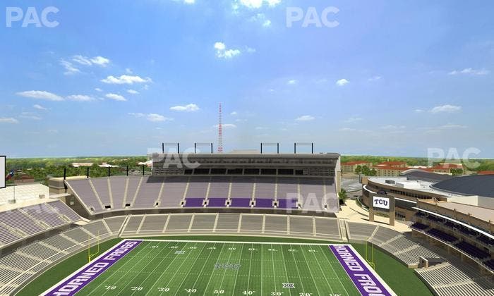 Amon G. Carter Stadium - Section 405 Seat View
