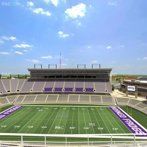 Amon G. Carter Stadium - Section 405 Seat View