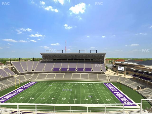 Amon G. Carter Stadium - Section 405 Seat View