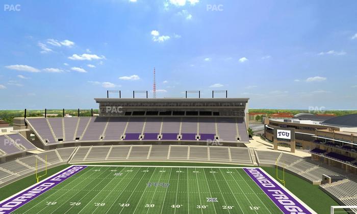 Amon G. Carter Stadium - Section 405 Seat View