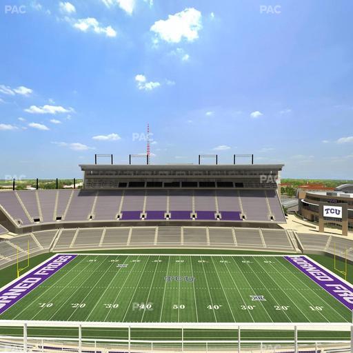 Amon G. Carter Stadium - Section 406 Seat View