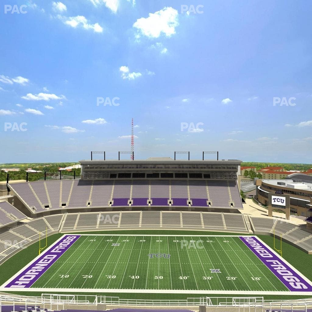 Amon G. Carter Stadium - Section 406 Seat View