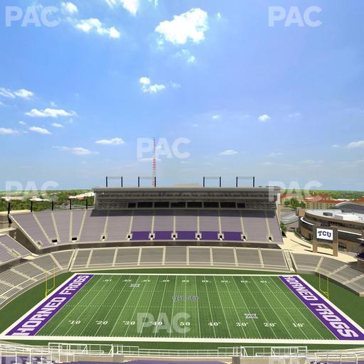 Amon G. Carter Stadium - Section 406 Seat View