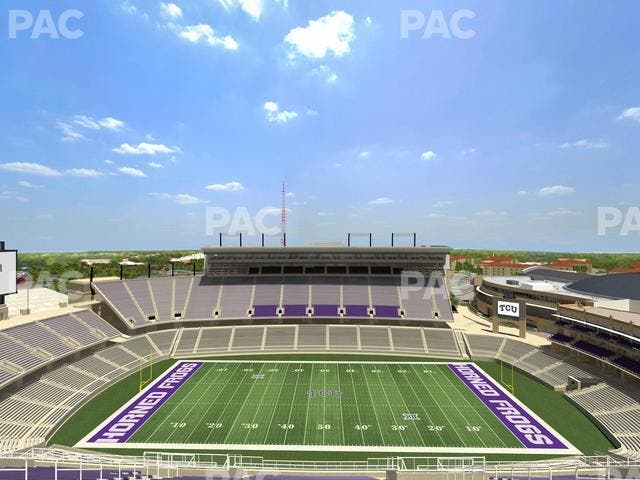 Amon G. Carter Stadium - Section 406 Seat View