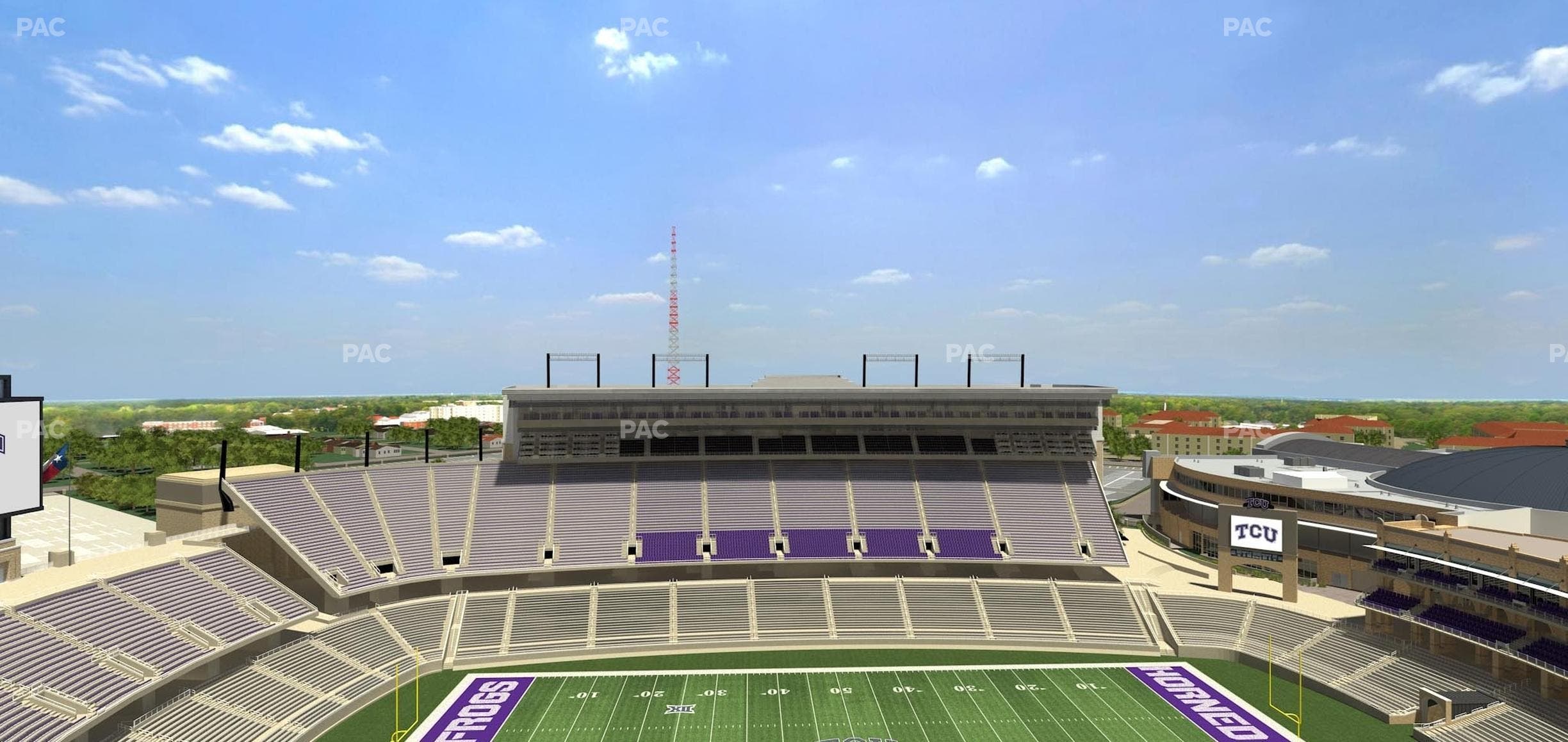 Amon G. Carter Stadium - Section 407 Seat View