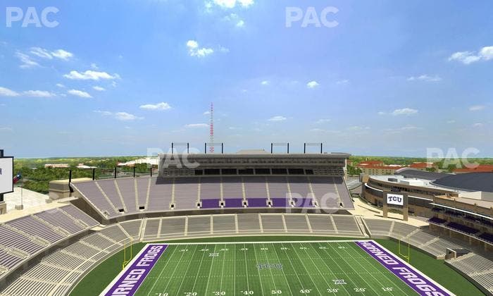 Amon G. Carter Stadium - Section 407 Seat View