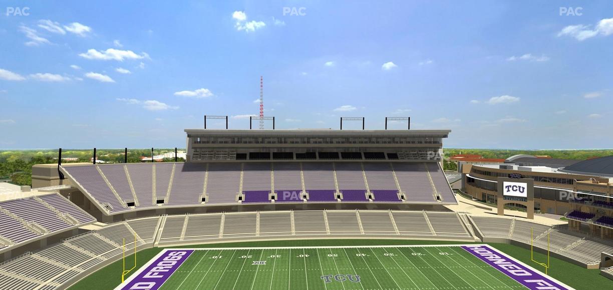 Amon G. Carter Stadium - Section 407 Seat View