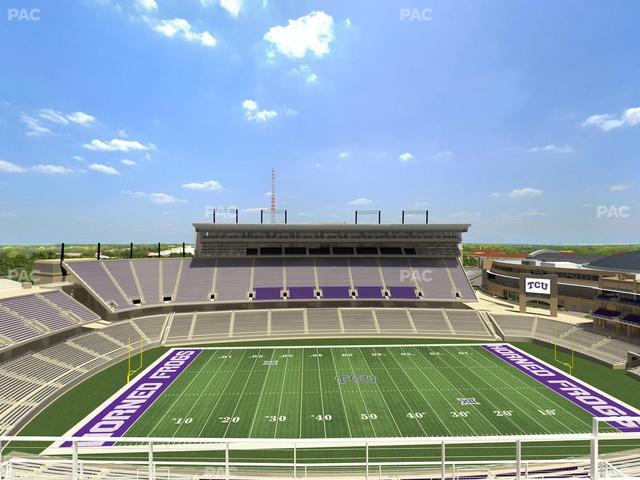 Amon G. Carter Stadium - Section 407 Seat View