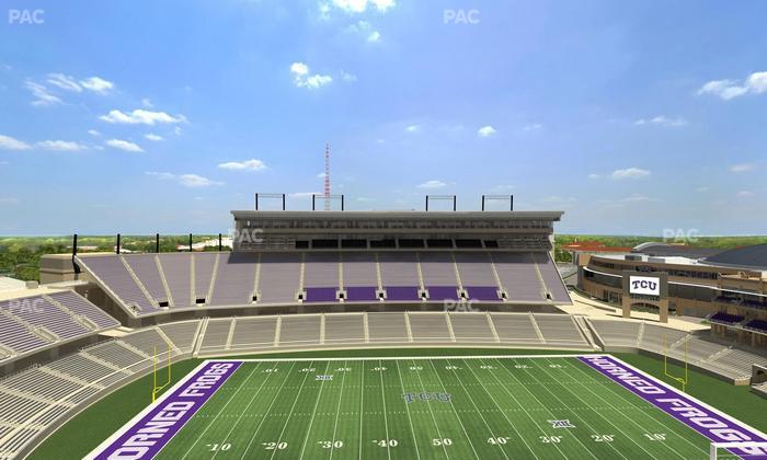 Amon G. Carter Stadium - Section 407 Seat View
