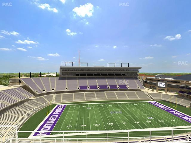Amon G. Carter Stadium - Section 408 Seat View