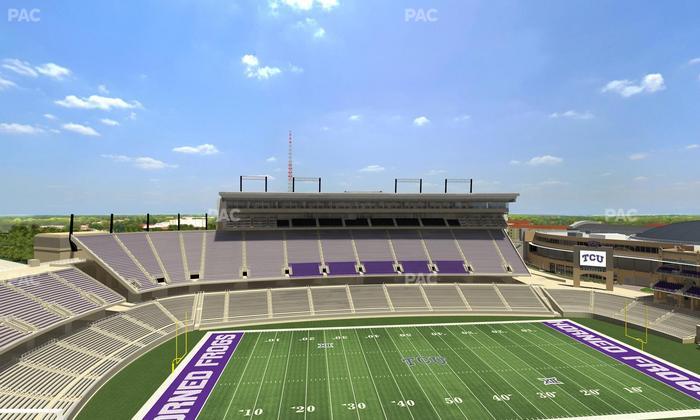 Amon G. Carter Stadium - Section 408 Seat View
