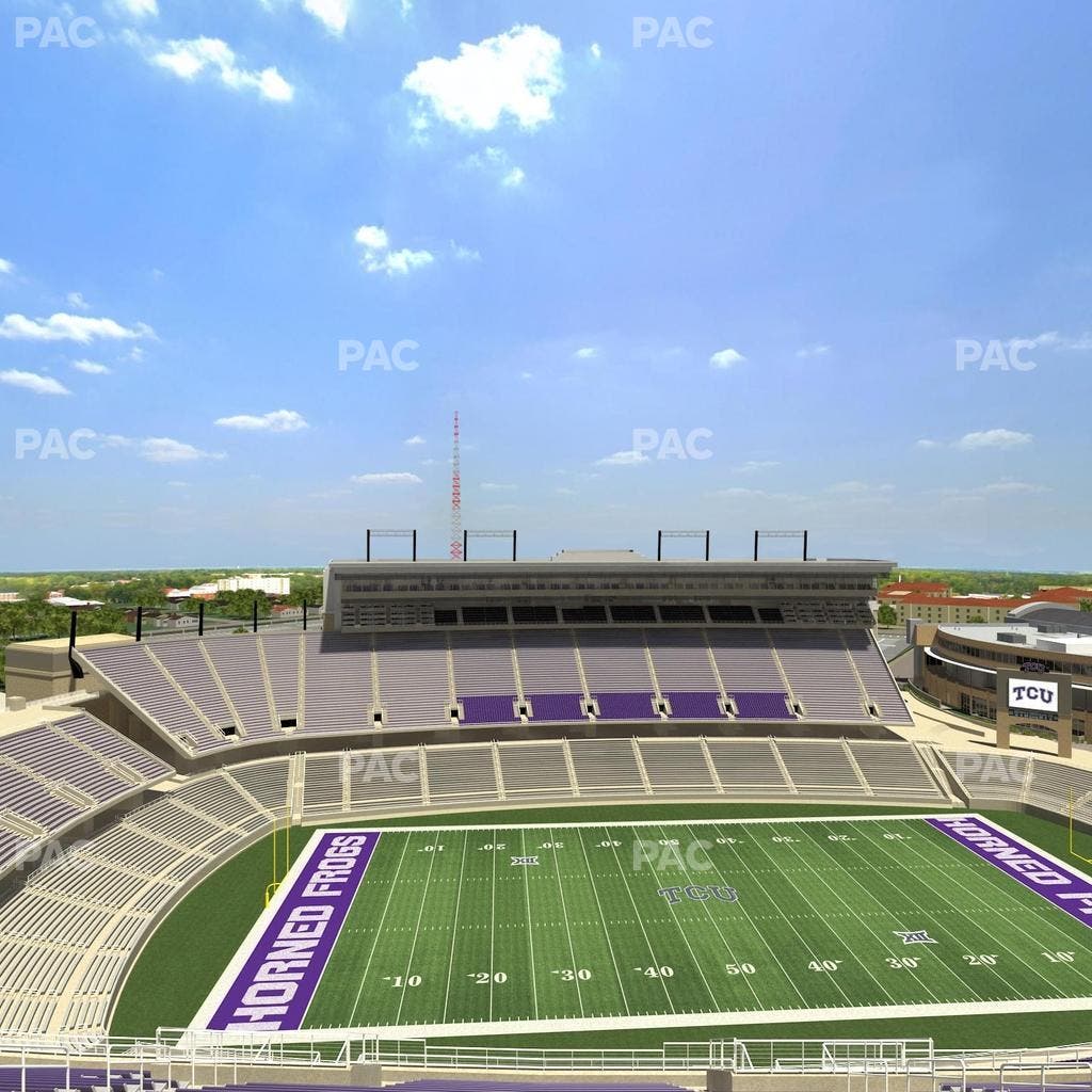 Amon G. Carter Stadium - Section 408 Seat View