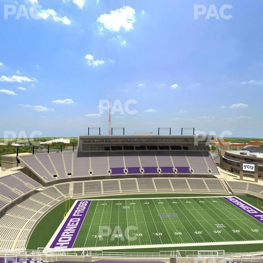Amon G. Carter Stadium - Section 408 Seat View