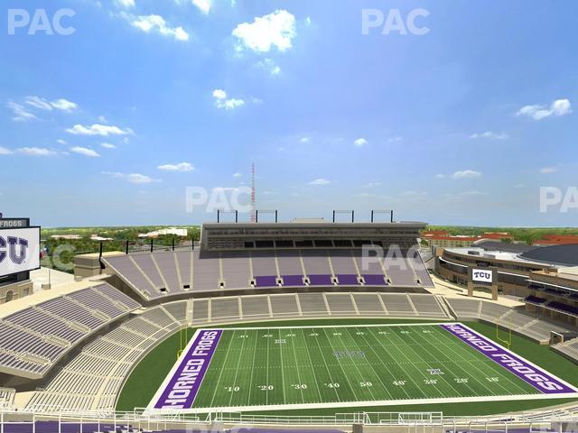 Amon G. Carter Stadium - Section 408 Seat View Amon G. Carter Stadium - Section 408 Seat View