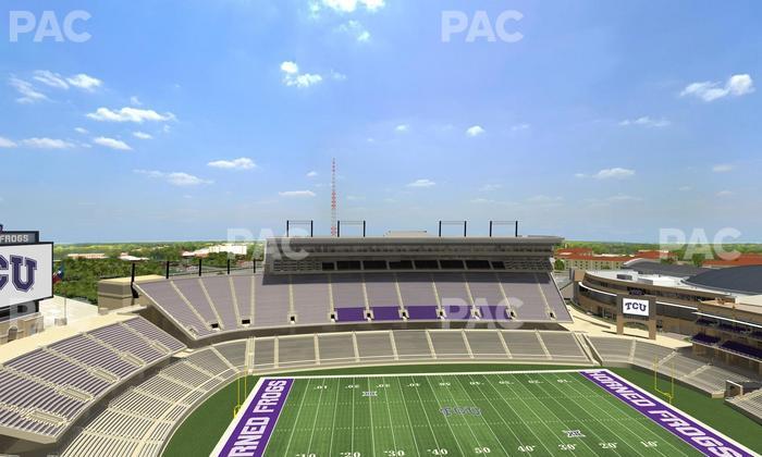 Amon G. Carter Stadium - Section 408 Seat View
