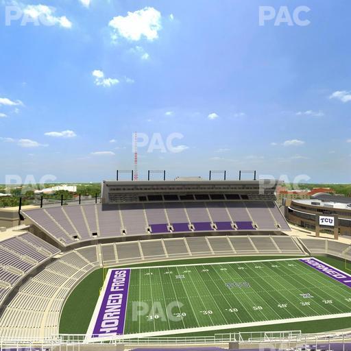 Amon G. Carter Stadium - Section 409 Seat View